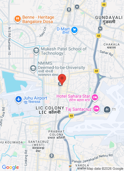 Map showing Mumbai, India