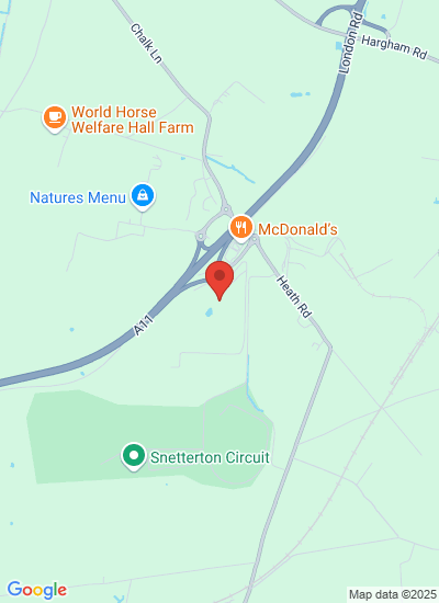 Map showing Norfolk, United Kingdom