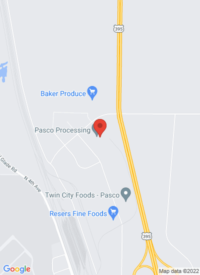 Map showing Pasco, United States