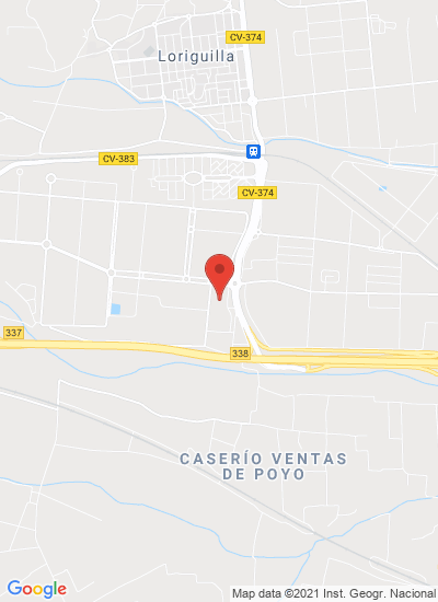 Map showing Valencia, Spain