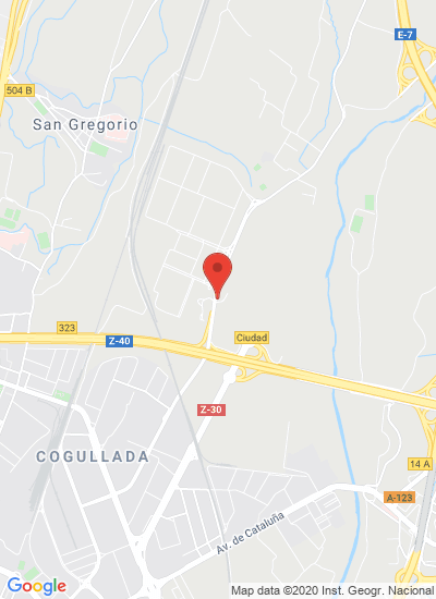 Map showing Spain