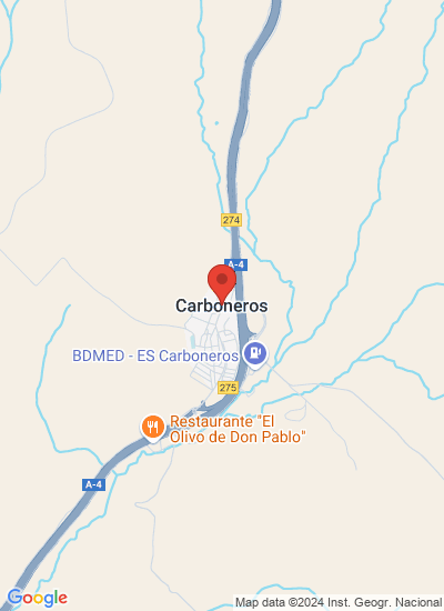 Map showing Spain