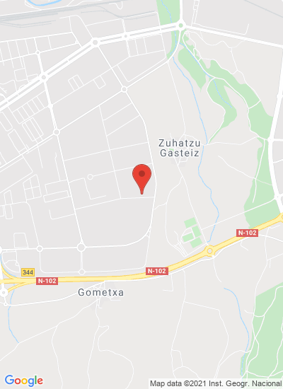 Map showing Vitoria-Gasteiz, Spain