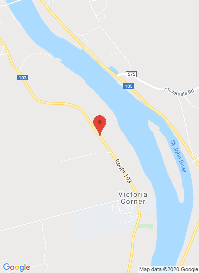 Map showing Somerville, Canada