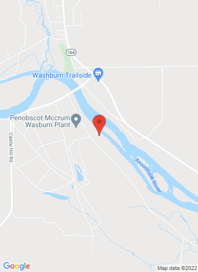 Map showing Washburn, United States