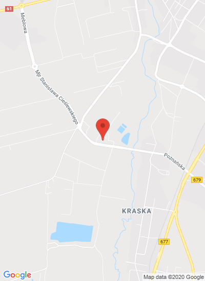 Map showing Łomża, Poland