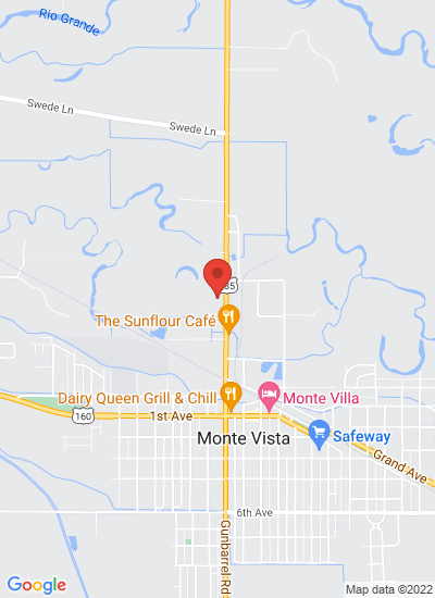 Map showing Monte Vista, United States