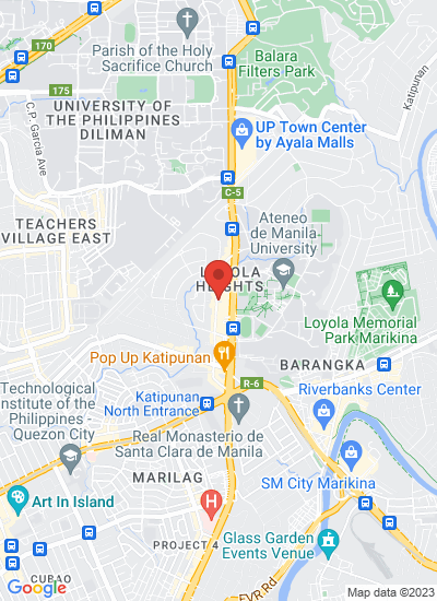 Map showing Q.C., Philippines