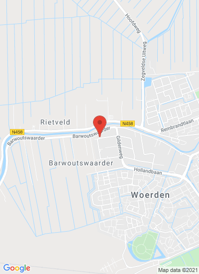 Map showing Woerden, Netherlands