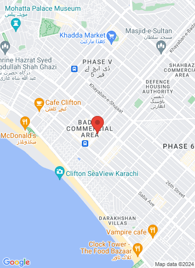 Map showing Karachi, Pakistan