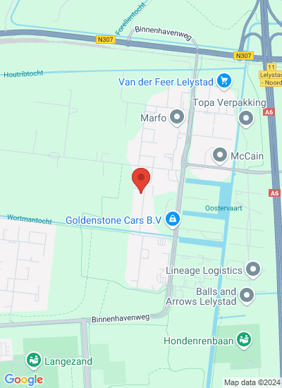 Map showing Lelystad, Netherlands