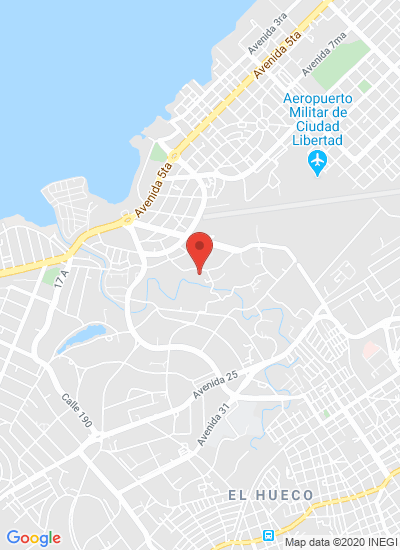 Map showing La Habana, Cuba