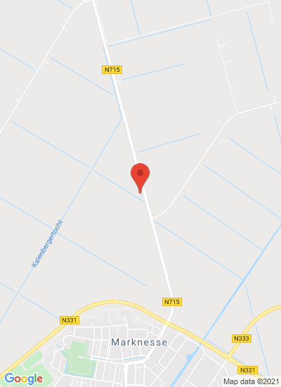 Map showing Markenesse, Netherlands