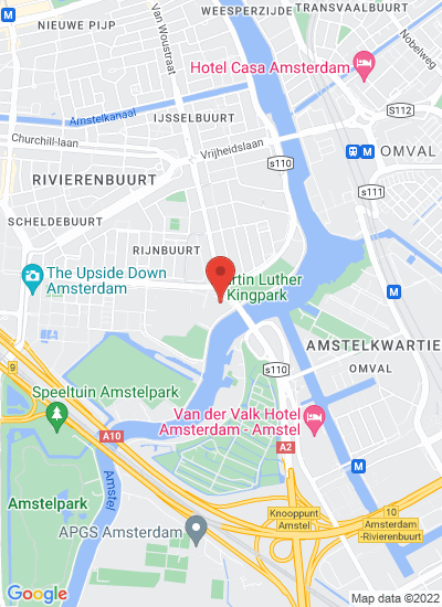 Map showing Amsterdam, Netherlands