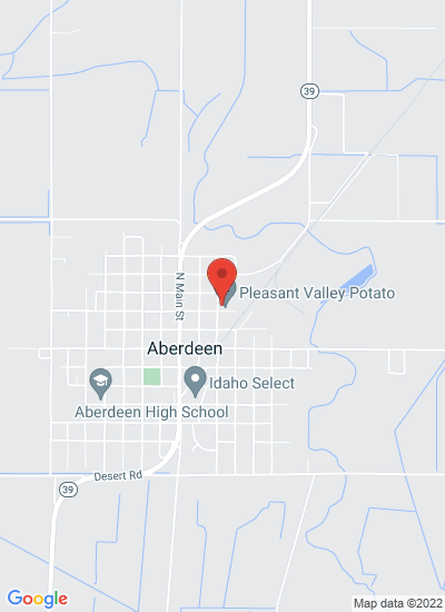 Map showing Aberdeen, United States