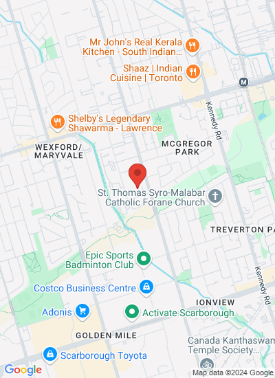Map showing Toronto, Canada