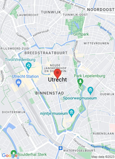 Map showing Utrecht, Netherlands