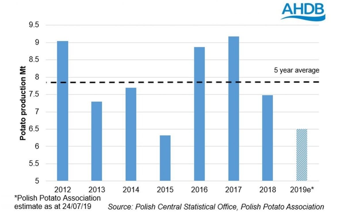 Polish potato production