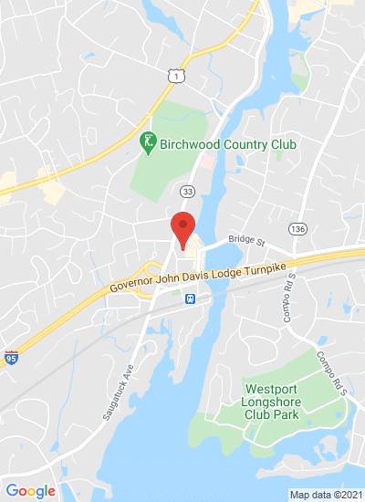 Map showing Westport, United States