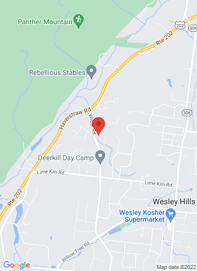 Map showing Suffern, United States