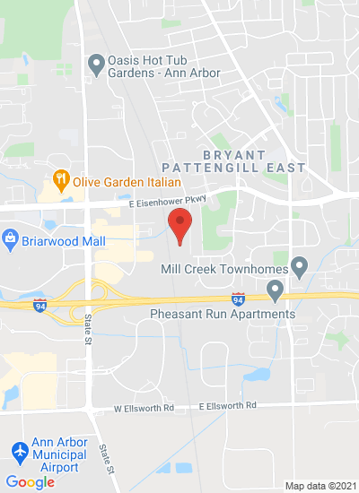 Map showing Ann Arbor, United States