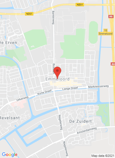 Map showing Emmeloord, Netherlands