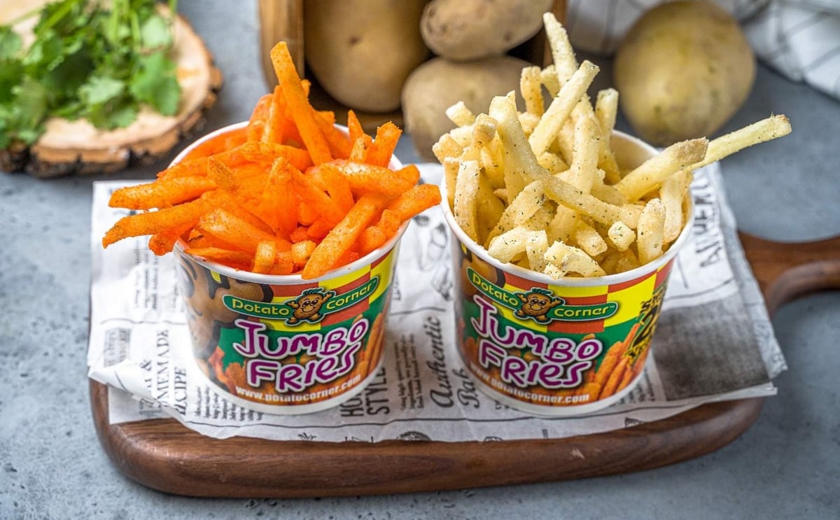 Potato corner fry baskets