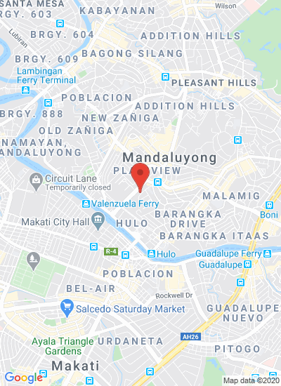 Map showing Mandaluyong, Philippines