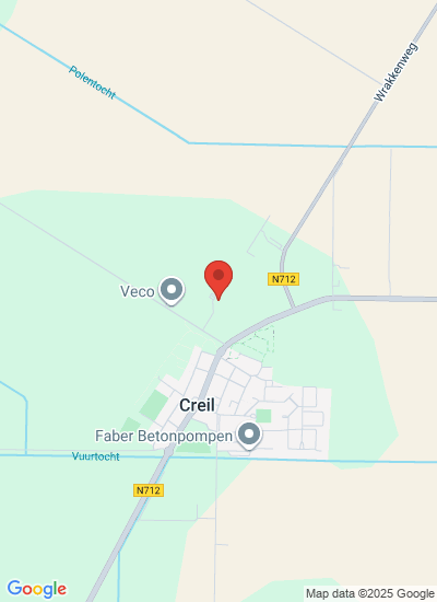 Map showing Creil, Netherlands