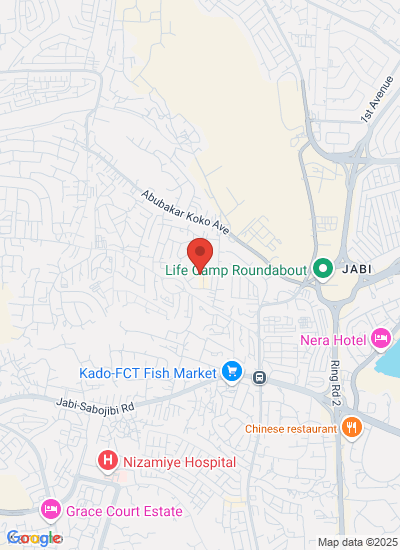 Map showing Karu Abuja, Nigeria