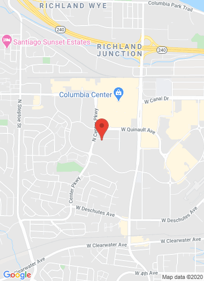 Map showing Kennewick, United States