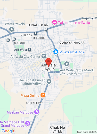 Map showing Pakistan