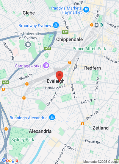Map showing Australia