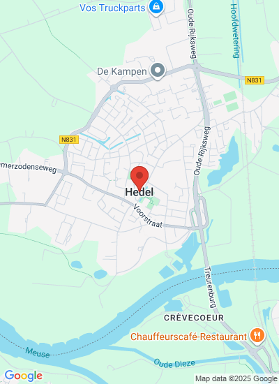 Map showing Hedel, Netherlands