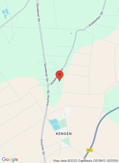 Map showing Rheurdt, Germany