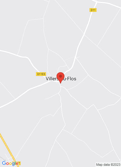 Map showing Villers-au-Flos, France