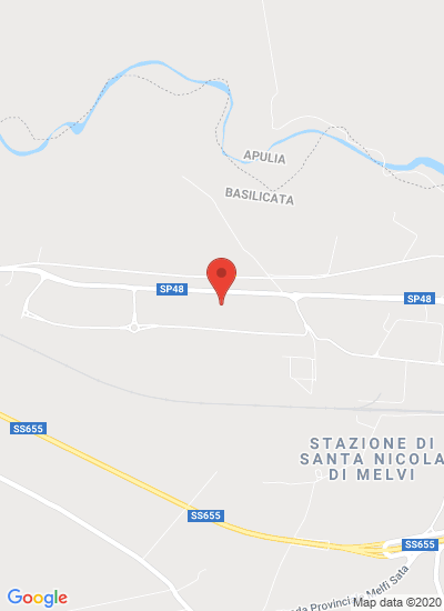 Map showing S.Nicola di Melfi, Italy
