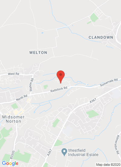Map showing Bath, United Kingdom