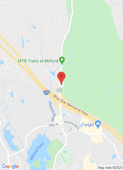Map showing Milford, United States