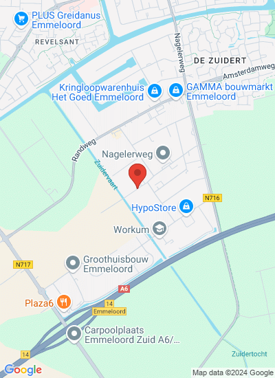 Map showing Emmeloord, Netherlands