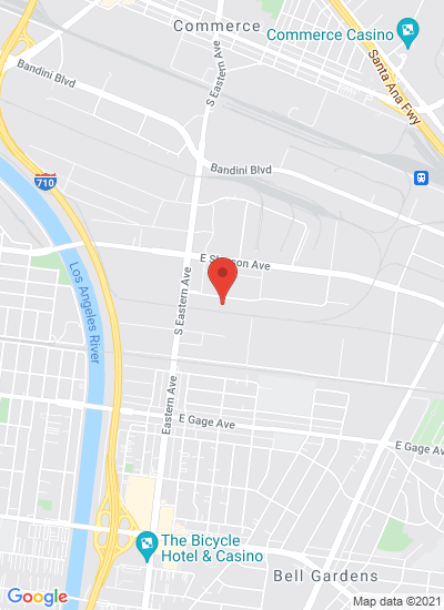 Map showing Los Angeles, United States