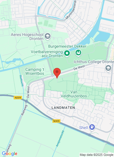 Map showing Dronten, Netherlands