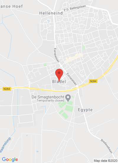 Map showing Hapert, Netherlands