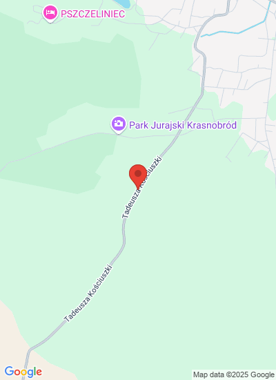 Map showing KRASNOBRÓD, Poland