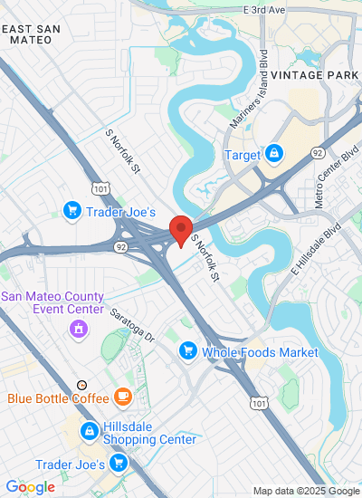 Map showing San Mateo, United States