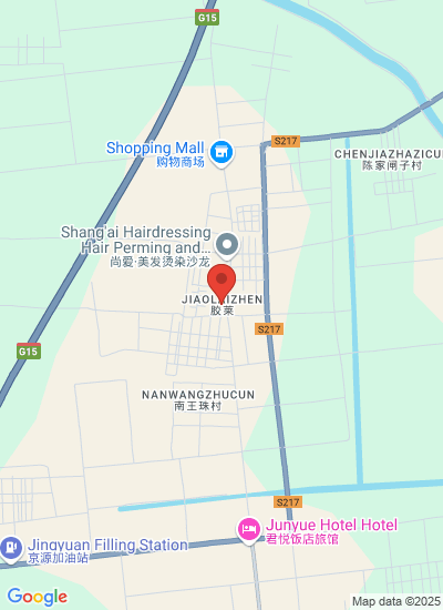 Map showing Qingdao Shi, China