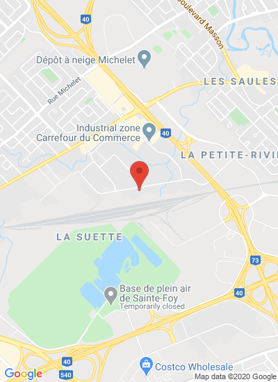 Map showing Quebec, Canada