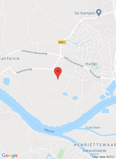 Map showing Hedel, Netherlands