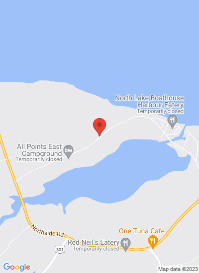 Map showing Elmira, Canada
