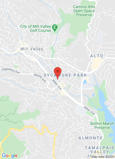 Map showing Mill Valley, United States